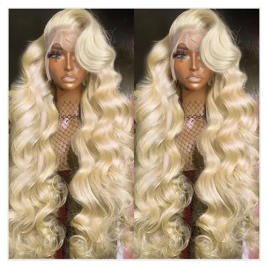 613 Hd Lace Front Wig 13x4 13x6 Full Lace Frontal Wig 200 Density Body Wave Brazilian Virgin Blonde Wigs for Women 20 30 40 Inch